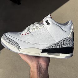 Jordan 3 White Cement Size 10