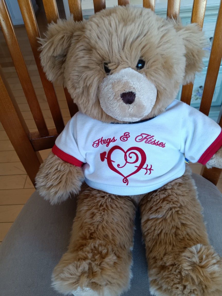Teddy Bear Talking I Love You Stuffed With Hugs And Good Wishes
