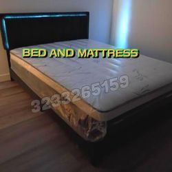 Queen Size Mattress And Bed 