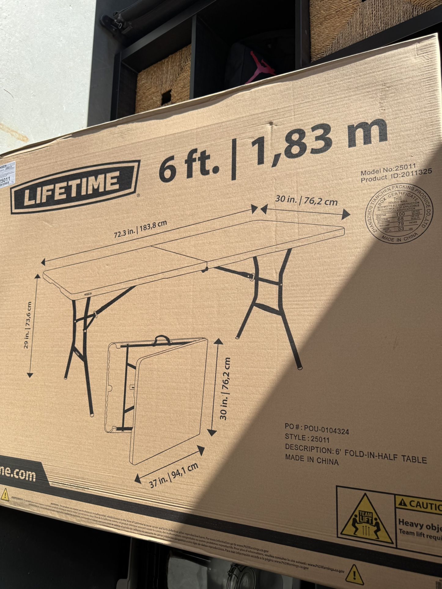 6’ Foot LIFETIME Party 🎈table -NEW