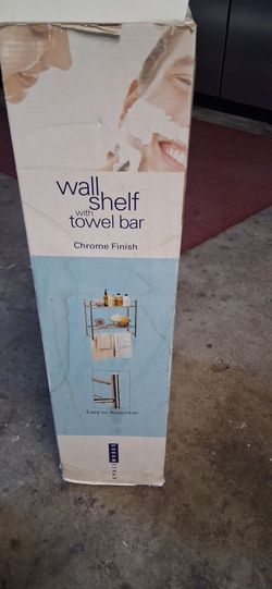 Bathroom wall shelf