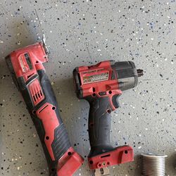 Milwaukee tools and chargers