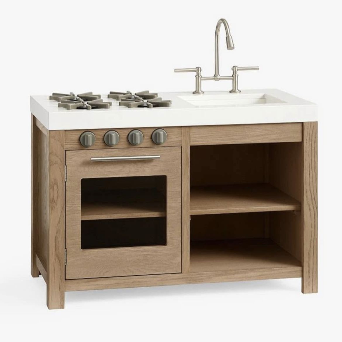 Pottery Barn Kids Charlie Sink & Stove Seadrift Play Kitchens Pretend Play
