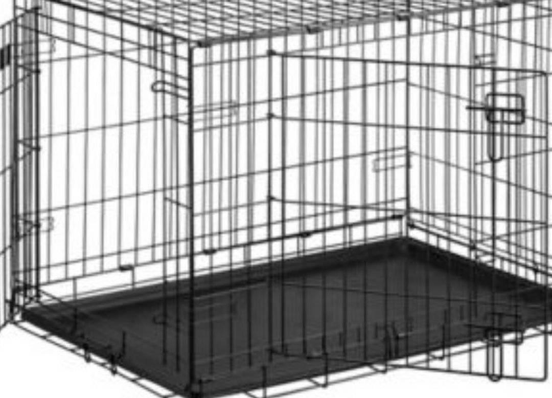 Big Dog Cage With Two Door Entry