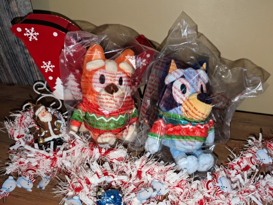 🌲🎁 Best Gifts 🎁 🎄 Bluey And Bingo Christmas Plushies 😄 🎄