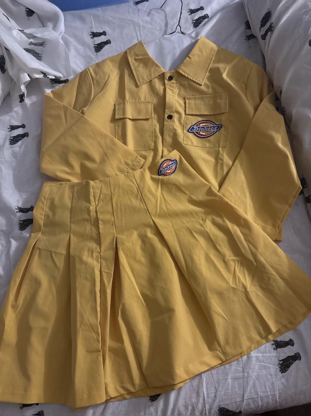 Dickies Yellow Skirt And Top