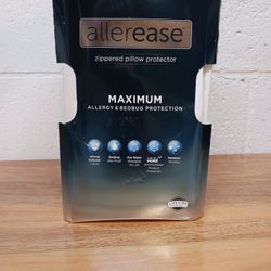 Pair Of Allerease Maxium Allergy + Bed Bug Zippered Pillow Protector 