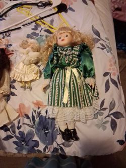 Antique collection of collectable porcelain Dolls
