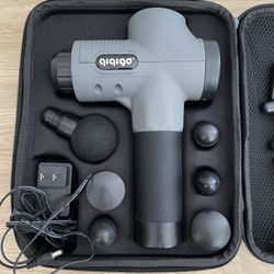 Deep Tissue Massage Gun - 30 Speeds & 10 Heads - Like New