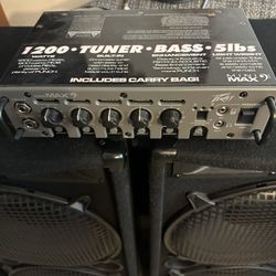 Peavey Mini Max Bass Amp And Bass Cabinets
