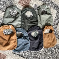 Cloth Bibs With Velcro Closure 