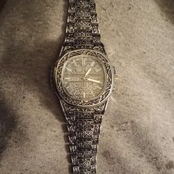 Men's Retro Engraved Watch