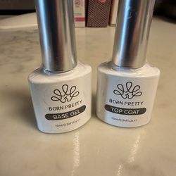 New Sealed Born Pretty Base Gel and Top Coat