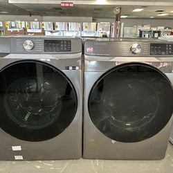 SAMSUNG NEW S/D FRONTLOAD WASHER DRYER SET