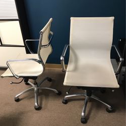 White Mesh Office Chairs