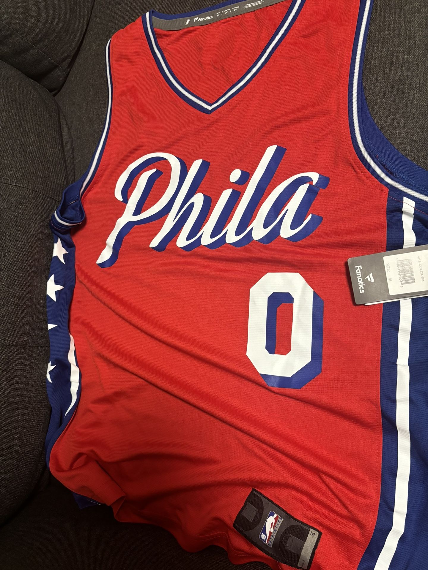 Fanatics 76ers Maxey Jersey - New - M