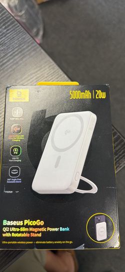 Baseus PicoGo Qi2 Magnetic Power Bank 5000mAh 20W