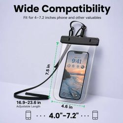 Waterproof Phone Pouch 2pcs NEW