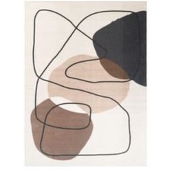 8/10 Machine Washable Modern Abstract Rug