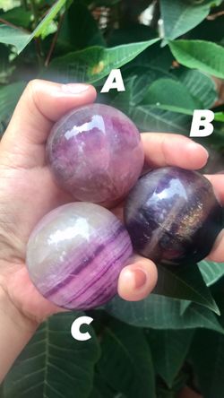 Fluorite Crystal Spheres