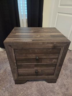Gray Nightstand