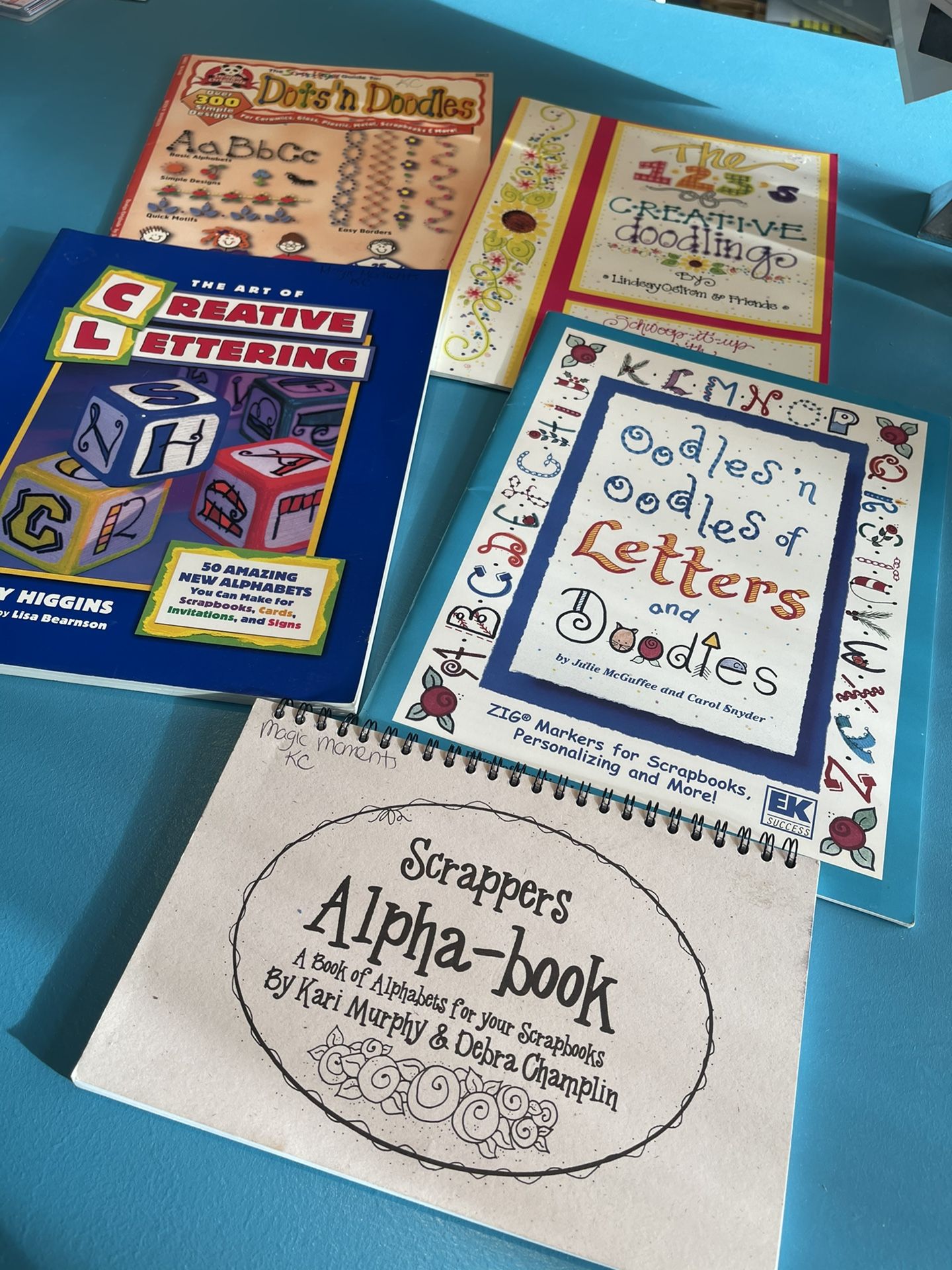 5 Lettering and Doodle Books