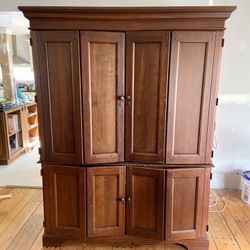 Hooker Solid Cherry Armoire