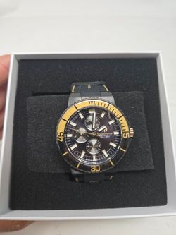 TechnoMarine Racing Legends Men's Watch - 43mm. Black. Gold (TM-525040)