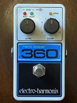 Electro-Harmonix Nano Looper 360 Digital Looper Pedal for Guitar & Bass