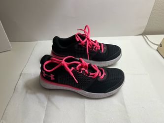 Under Armour Black and Pink Sneakers