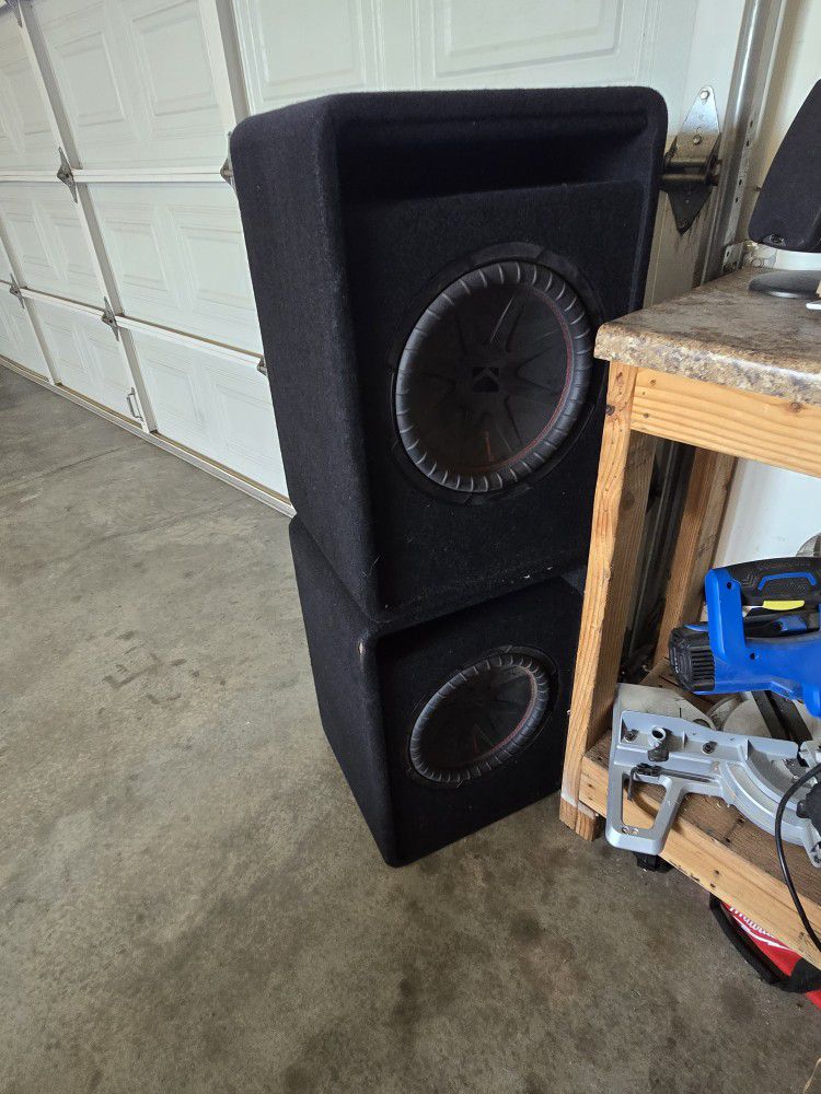 2 Kicker Comp R 12 in In Ported Kicker Box, PRICE IS EACH