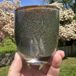 Glassybaby Hudson Brown Ashy Candle Holder