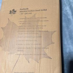 Trumpets Nitrided carbon Steel Skillet