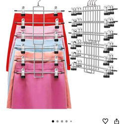 Pant Hanger With Clips (4 Pack)