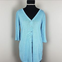 J. Jill Blue Sweater - Size Small