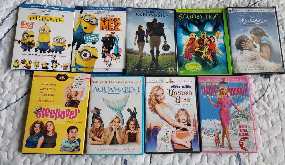 DVDS And 2 Blu-rays