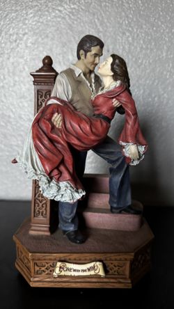 Gone With The Wind San Francisco Music Box Scarlett O'Hara and Rhett Butler