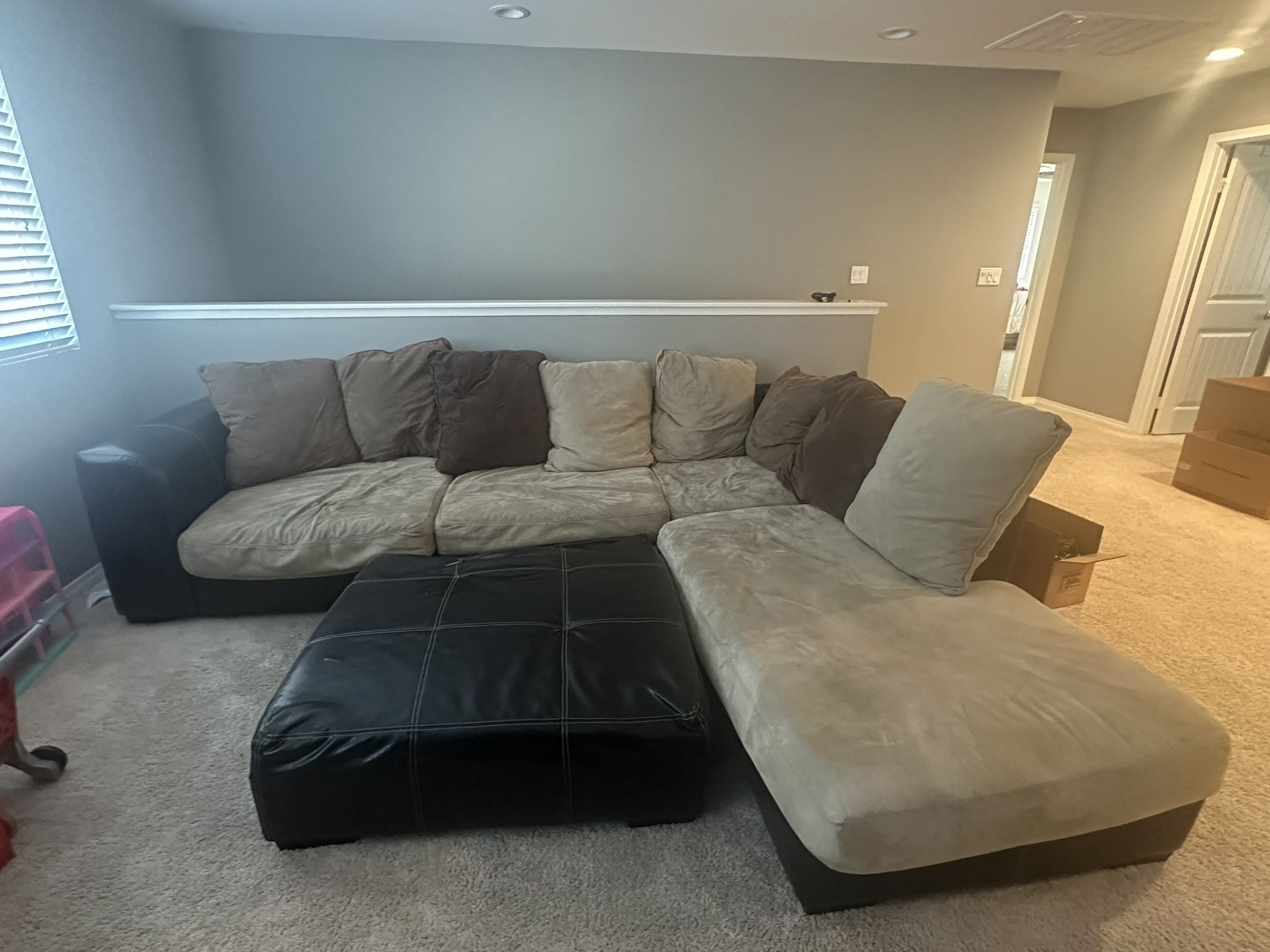 Couch With Ottoman
