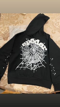 Spider hoodie black and white