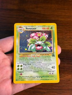 Venusaur Base Set 15/102 Holo Rare Pokémon Card Black star cd promo
