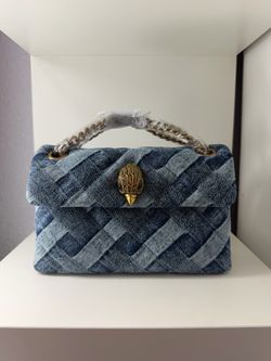 Kurt Geiger Demin mini Kensington soft bag