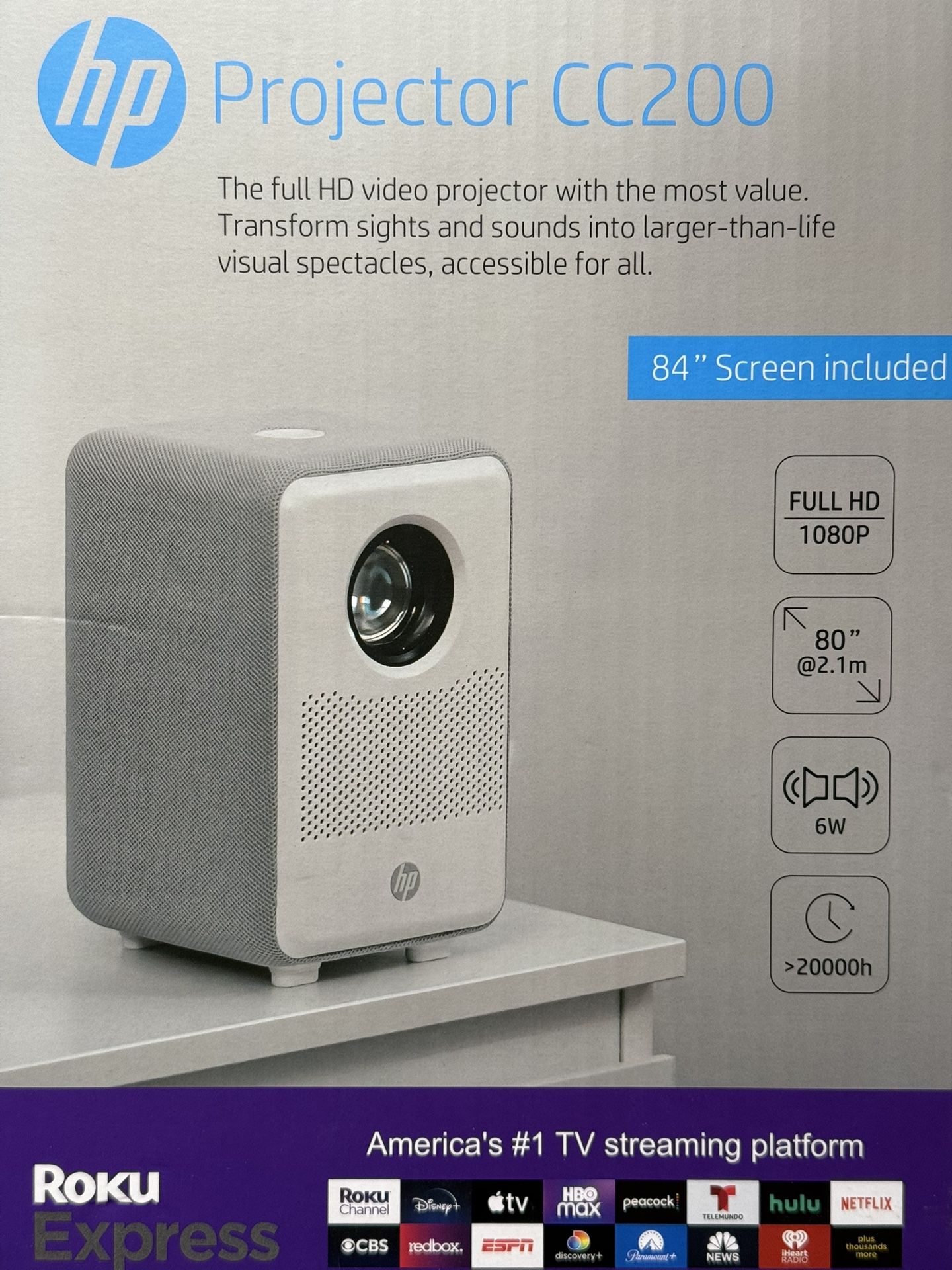 84” HP Video Projector