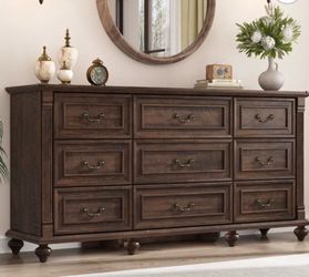 9 Drawer Dresser (mid century modern)