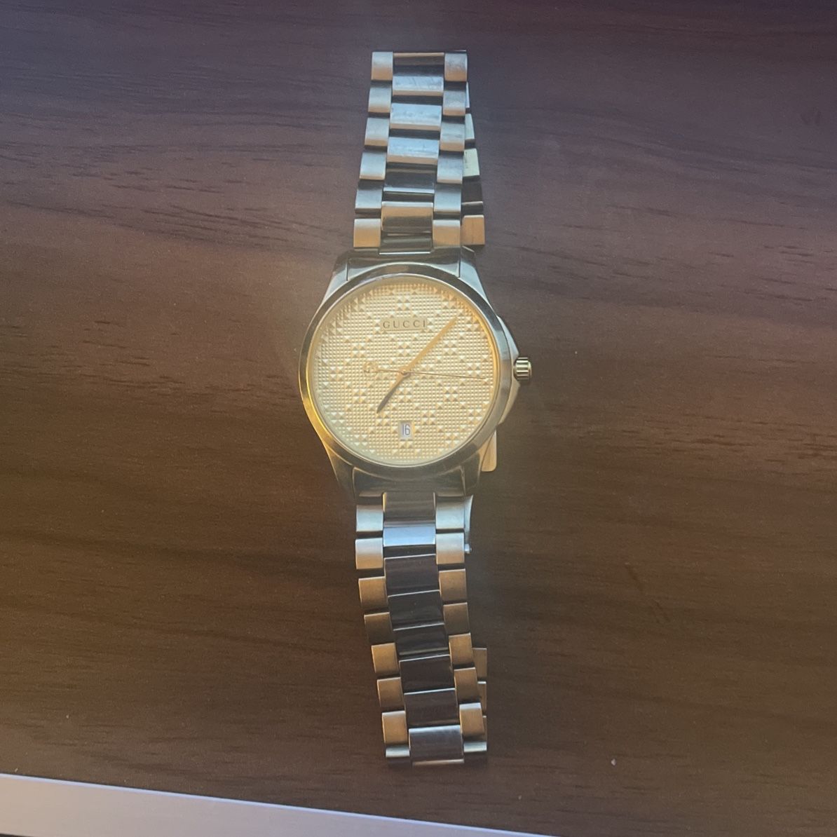 Gold Gucci Watch