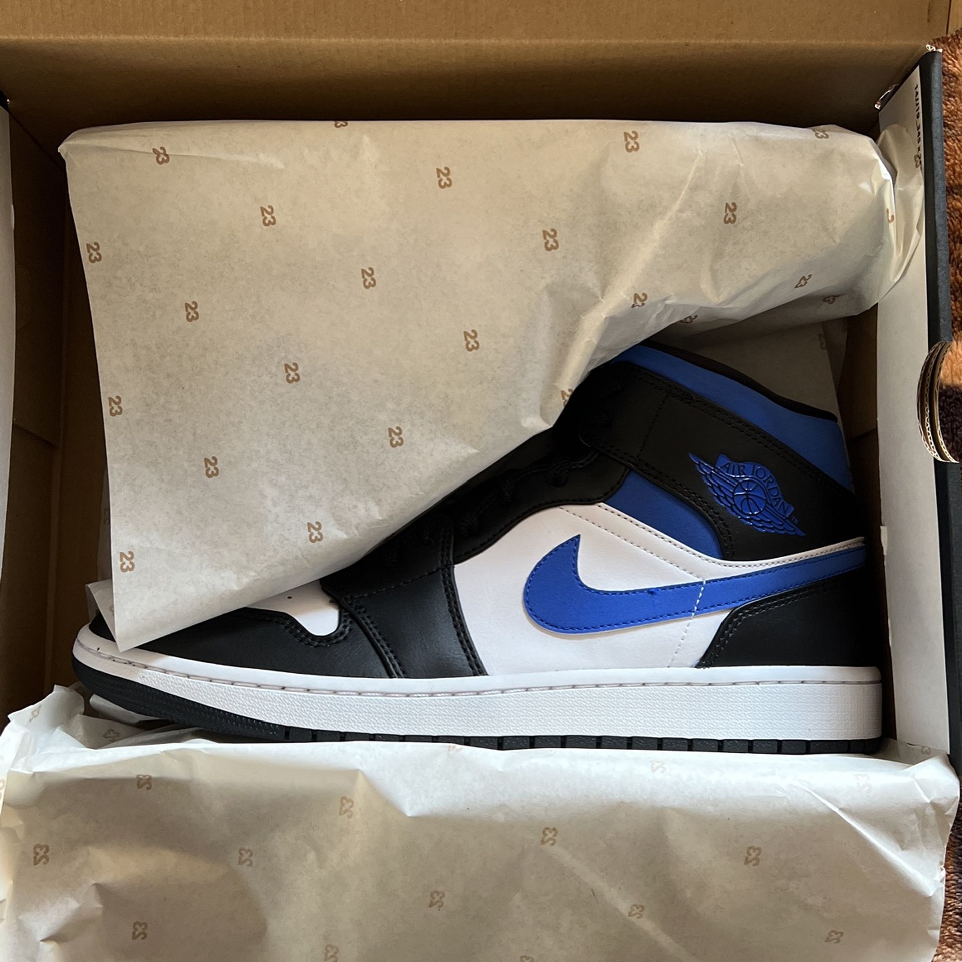 Air Jordan 1 Mid Racer Blue Size 12
