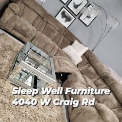 ✨️ Reclining Sectional, 2pc Sofa Sets 🌟 Furniture Queen Bedrooms, Dining Avail 