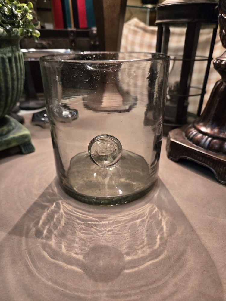 Hand Blown Glass Ice.bucket