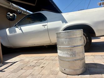 empty beer keg
