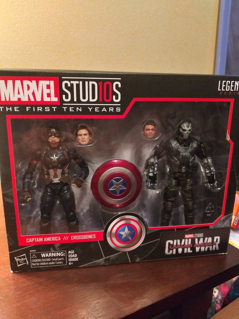 Marvel legends captain America civil war 2 pk