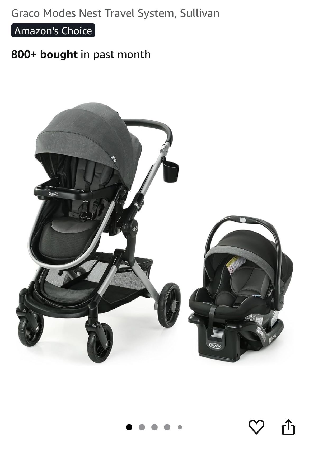 Graco Modes Nest Travel System Stroller And Car Seat